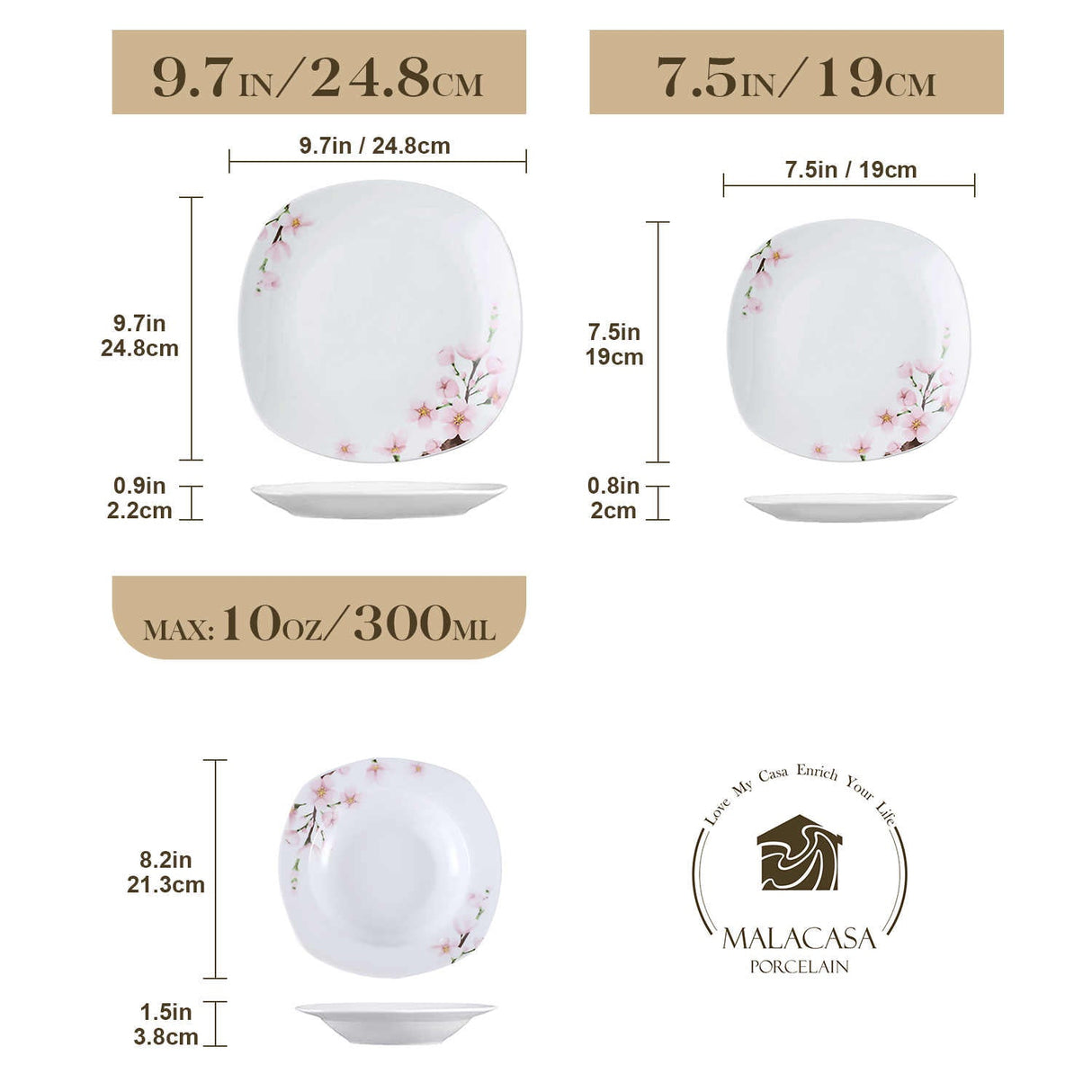 Annie 18 Piece Dinnerware Set