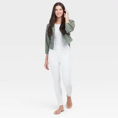 ASSETS by SPANX Womens Plus Regular Classic Fit Ankle Skinny Jeans Lightweight