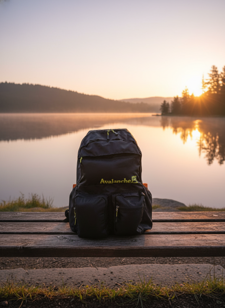 Avalanche Davis Backpack – Outdoor Travel Backpack with Padded Mesh Back & Multi-Pocket Storage