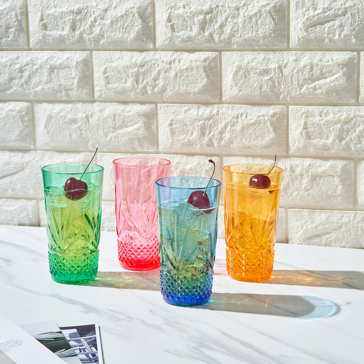 Onix-Acrylic-Crystal-Highball-Glassware,-Set-of-4-Highball
