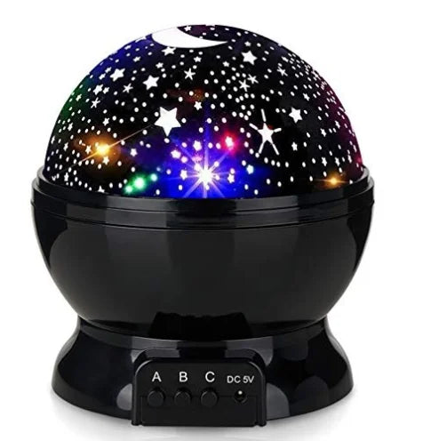 360° Rotating Galaxy Projector – LED Nebula Star Night Light for Kids Room