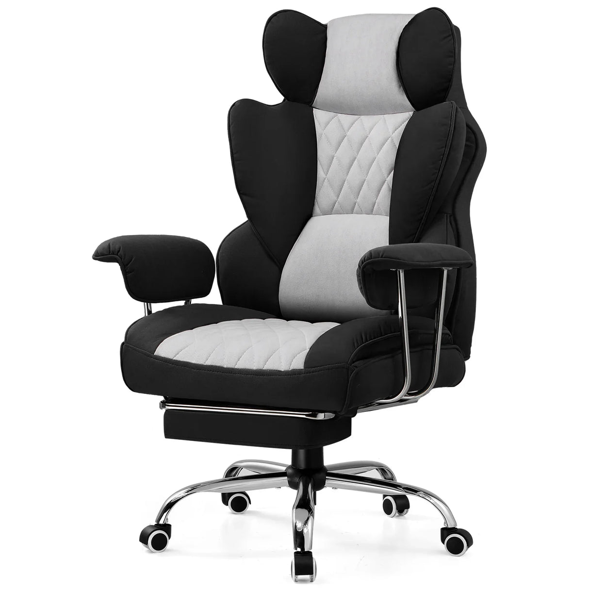 Big and Tall Gaming Chair Pocket Spring Lumbar Support Ergonomic Office Chair