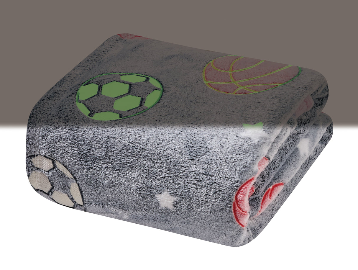 Faith, Hope, Love Home Décor Ultra Plush Cosmic Glow In The Dark Throw Blanket