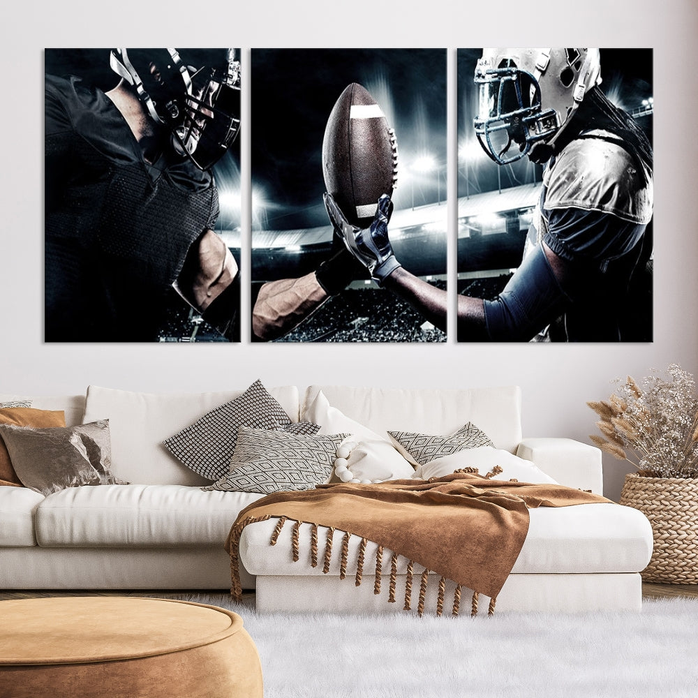 American Football Wall Art Canvas Print