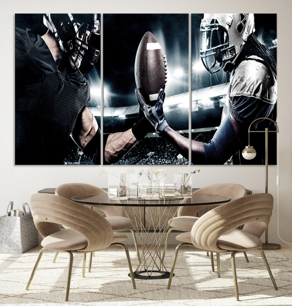American Football Wall Art Canvas Print