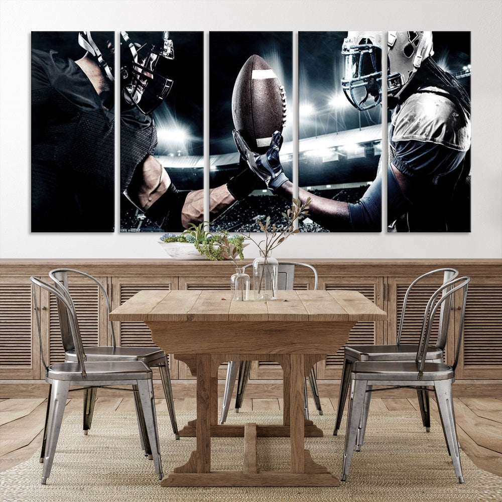 American Football Wall Art Canvas Print