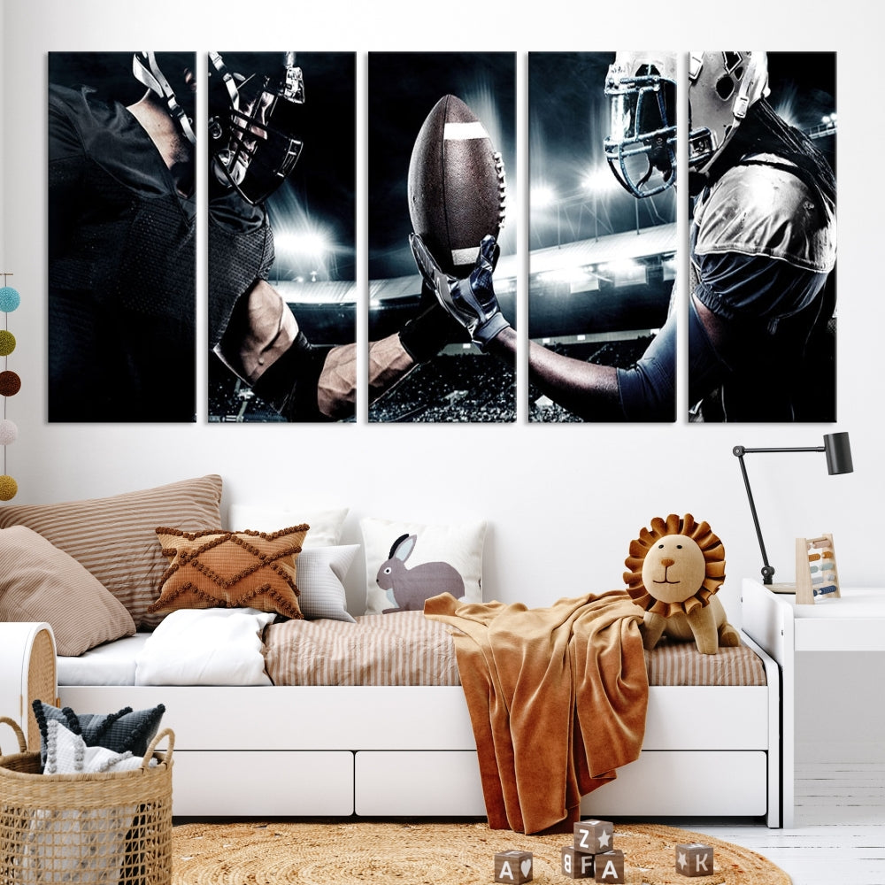 American Football Wall Art Canvas Print