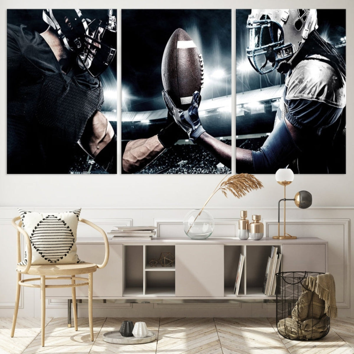 American Football Wall Art Canvas Print