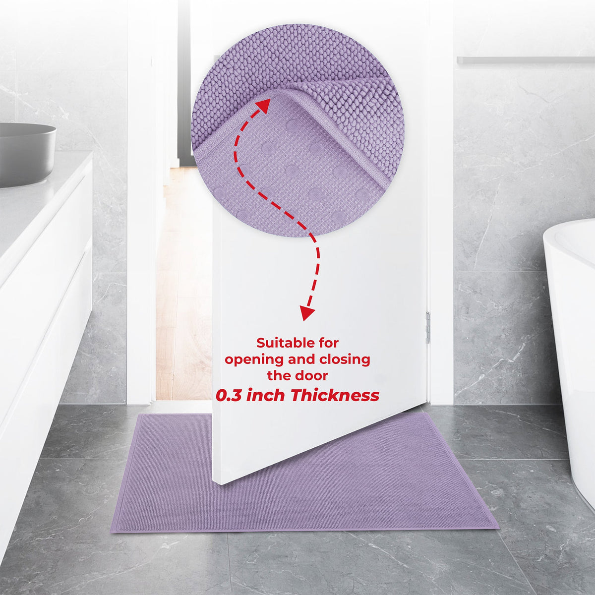 American Soft Linen 100% Cotton Bath Mat Rugs, 20x34 inches with Silicone Backing, Soft Absorbent Grip-Enhanced Bath Mats for Bathroom - 35 Set Case Pack