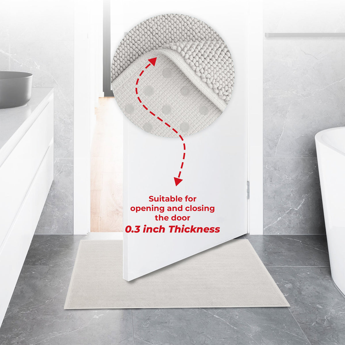 American Soft Linen 100% Cotton Bath Mat Rugs, 20x34 inches with Silicone Backing, Soft Absorbent Grip-Enhanced Bath Mats for Bathroom - 35 Set Case Pack