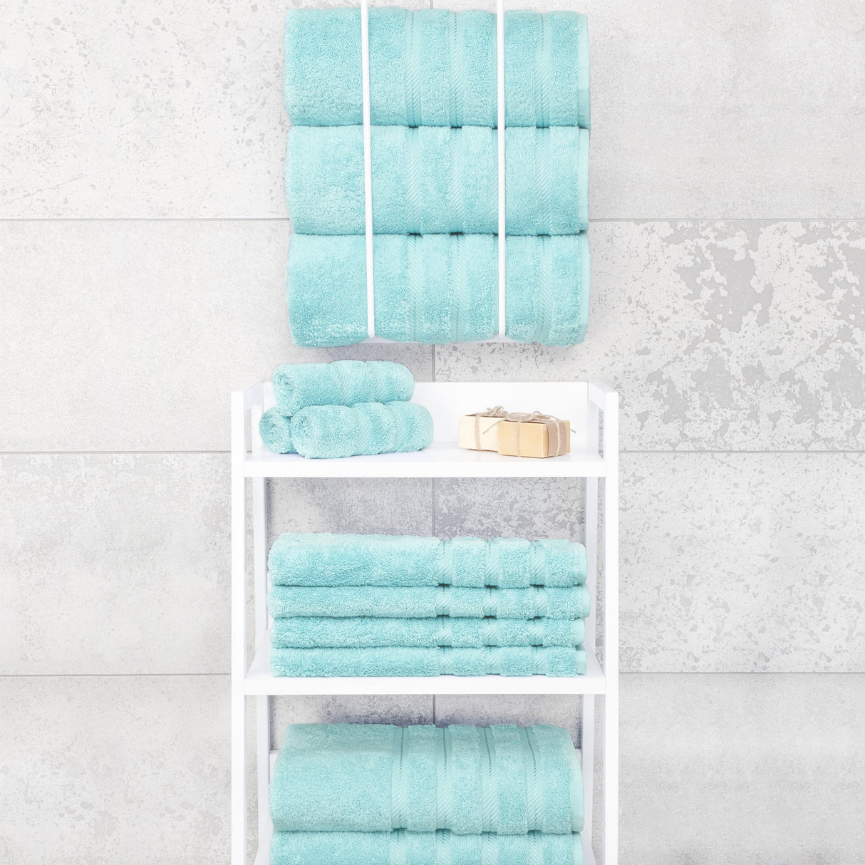 American Soft Linen 100% Cotton Turkish Towels for Bathroom, 4 Pack Bath Towel Set, Super Soft, Extra Large Bath Towels