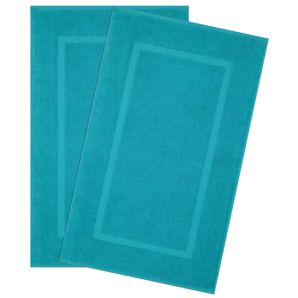 American Soft Linen Bekos 100% Cotton Bath Mat Set, 2 Piece 20x34 inches Wholesale Bath Rugs for Bathroom