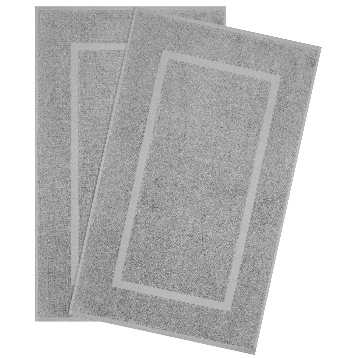 American Soft Linen Bekos 100% Cotton Bath Mat Set, 2 Piece 20x34 inches Wholesale Bath Rugs for Bathroom