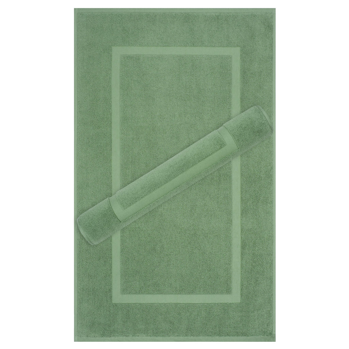 American Soft Linen Bekos 100% Cotton Bath Mat Set, 2 Piece 20x34 inches Wholesale Bath Rugs for Bathroom