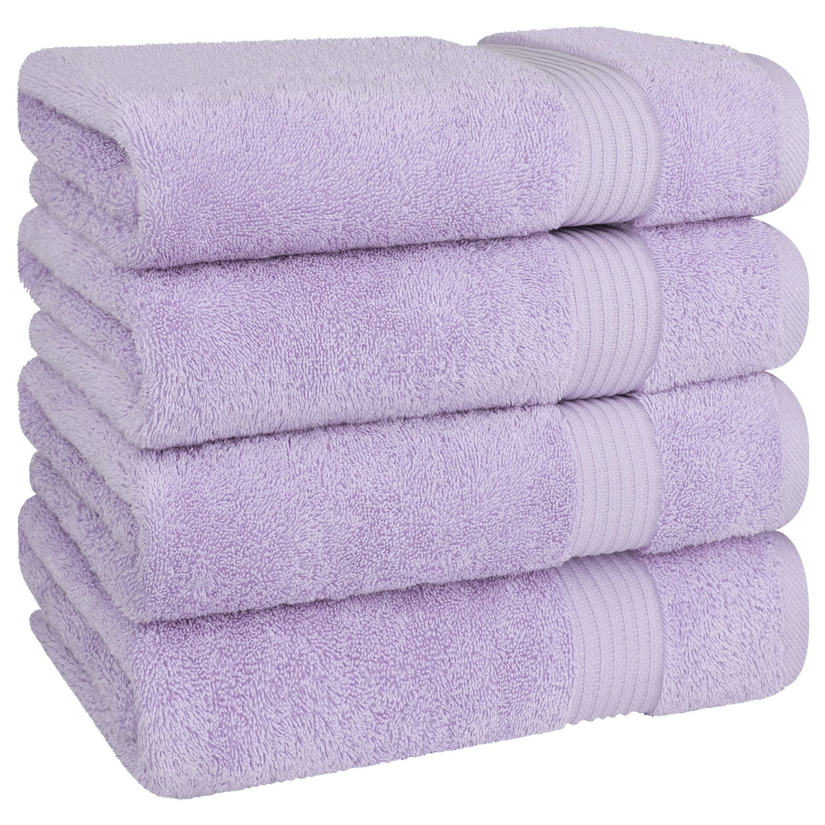 American Soft Linen Bekos 100% Cotton Turkish 4-Piece Bath Towel Sets, Wholesale Luxury Bath Towels
