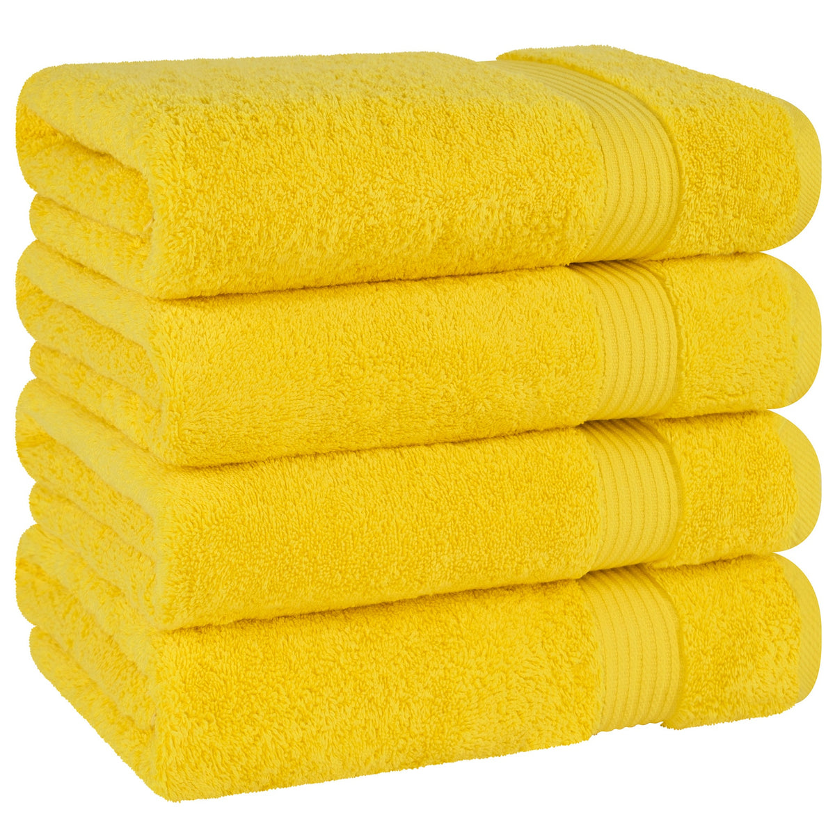 American Soft Linen Bekos 100% Cotton Turkish 4-Piece Bath Towel Sets, Wholesale Luxury Bath Towels