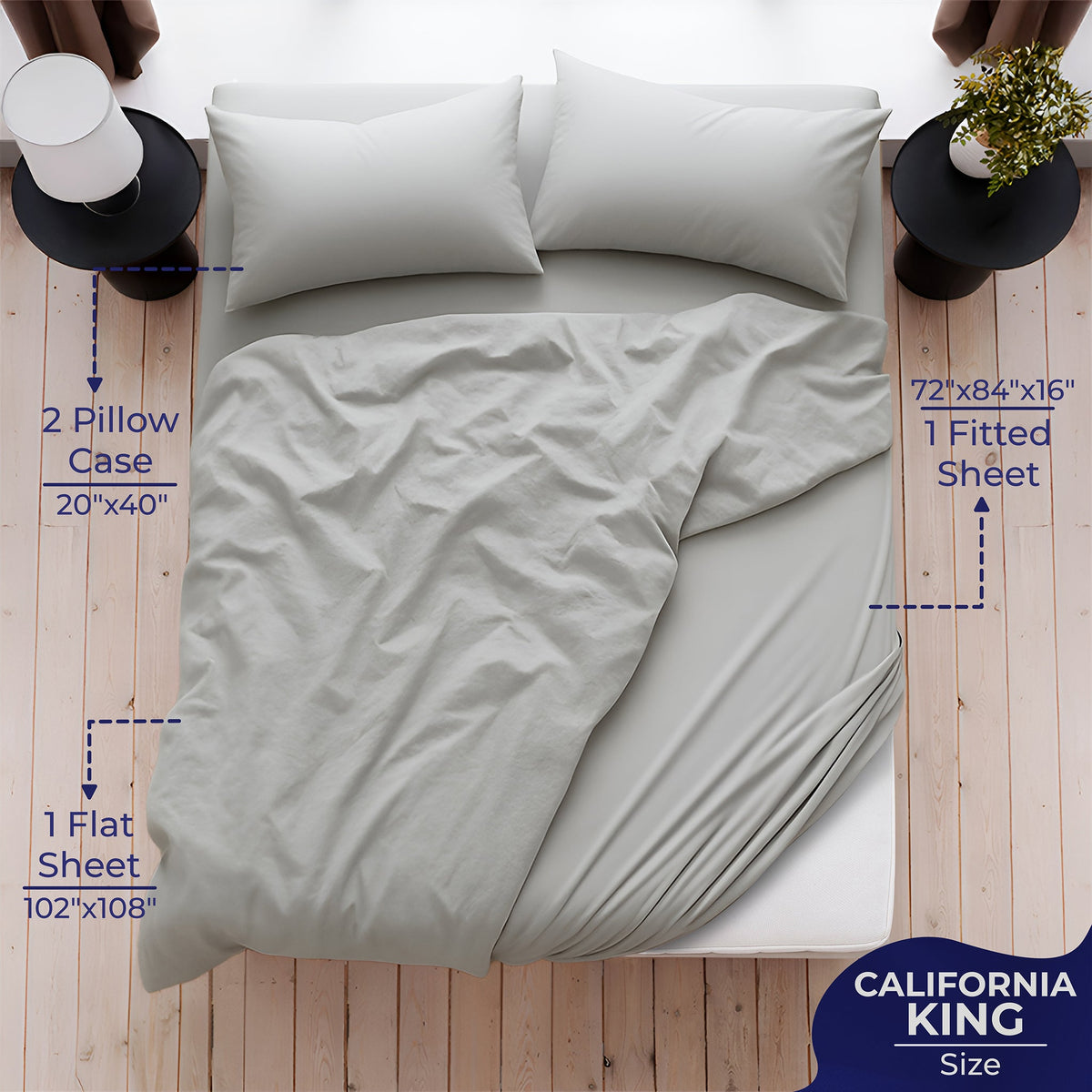 American Soft Linen Luxury 100% Cotton Sateen Weave Sheets Set - Wholesale Bed Sheet Sets