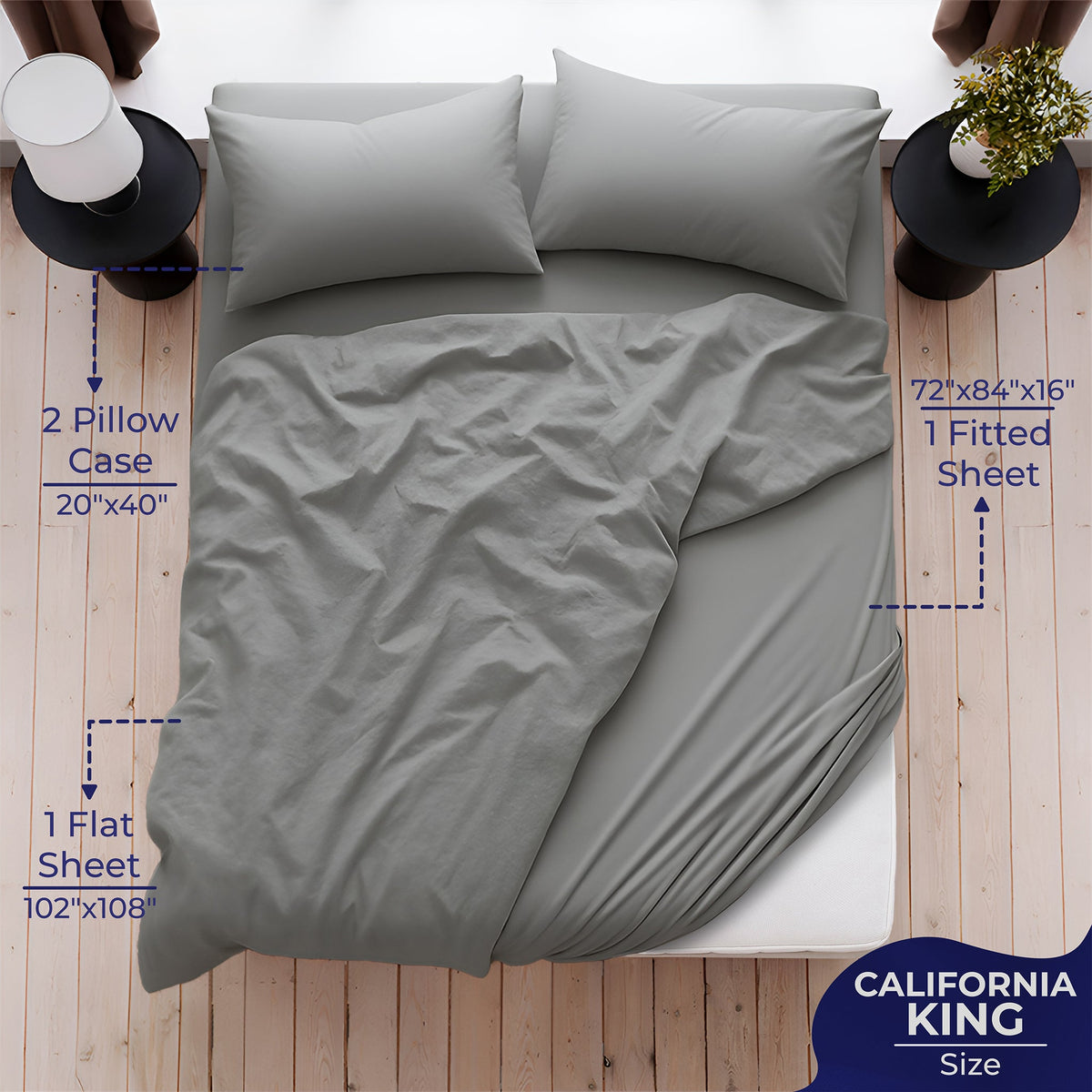 American Soft Linen Luxury 100% Cotton Sateen Weave Sheets Set - Wholesale Bed Sheet Sets