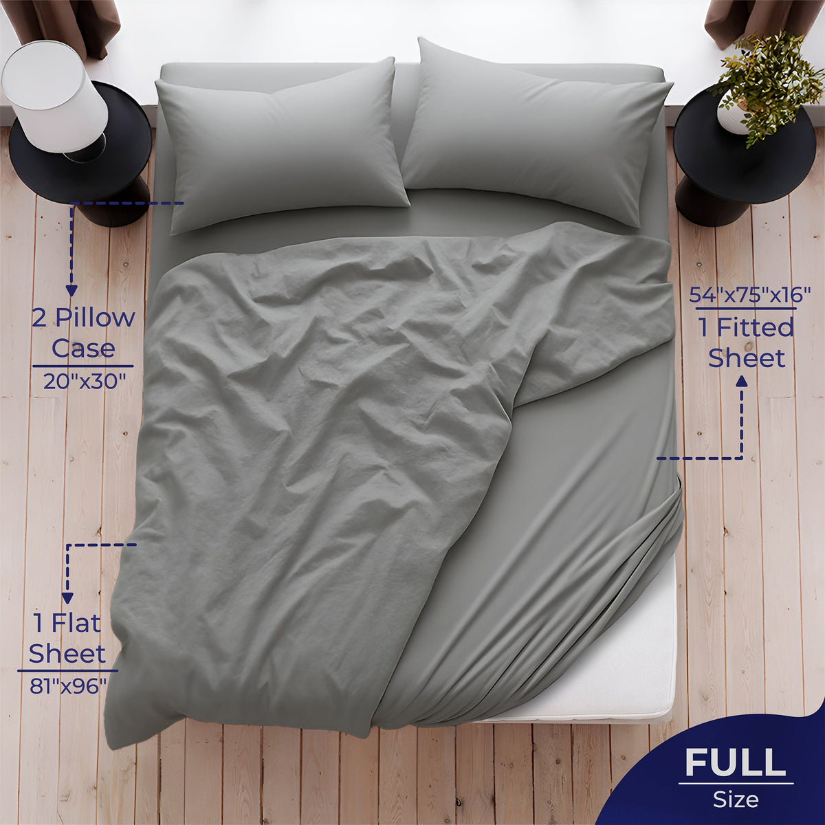 American Soft Linen Luxury 100% Cotton Sateen Weave Sheets Set - Wholesale Bed Sheet Sets