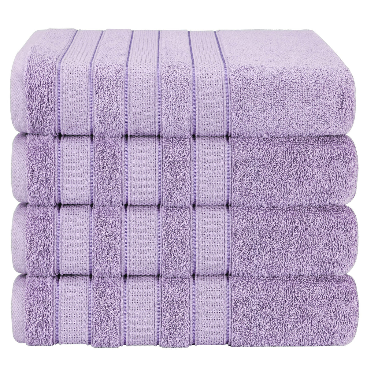 Salem 4 Piece 100% Cotton Luxury Turkish Bath Towel Sets