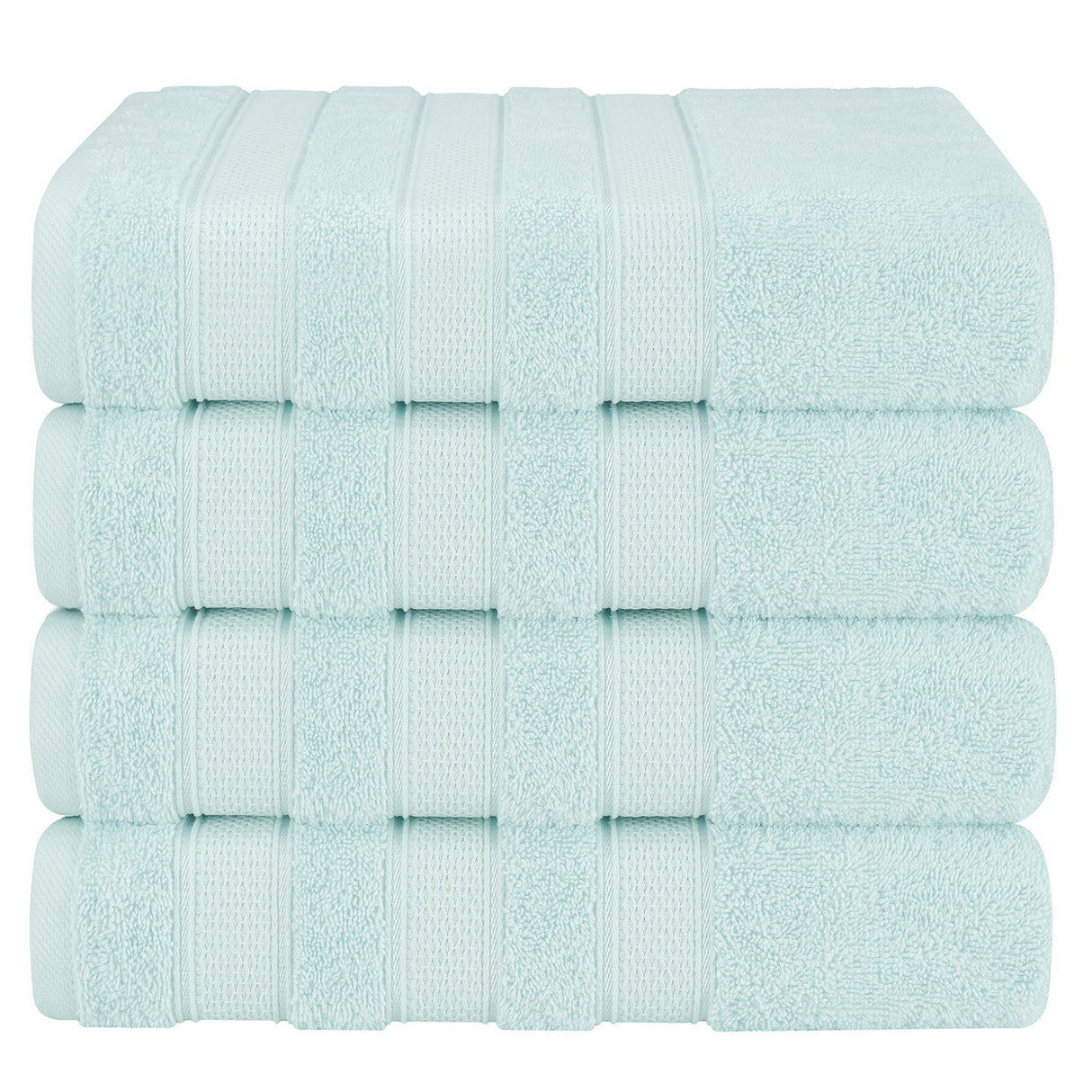 Salem 4 Piece 100% Cotton Luxury Turkish Bath Towel Sets