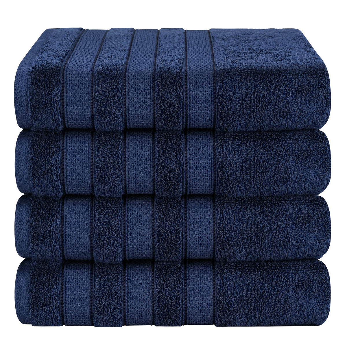 Salem 4 Piece 100% Cotton Luxury Turkish Bath Towel Sets