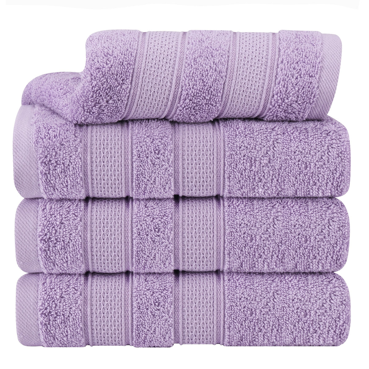 Salem 4 Piece 100% Cotton Luxury Turkish Hand Towel Sets