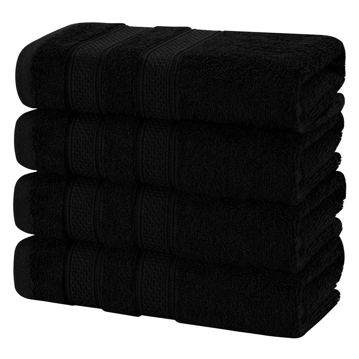Salem 4 Piece 100% Cotton Luxury Turkish Hand Towel Sets