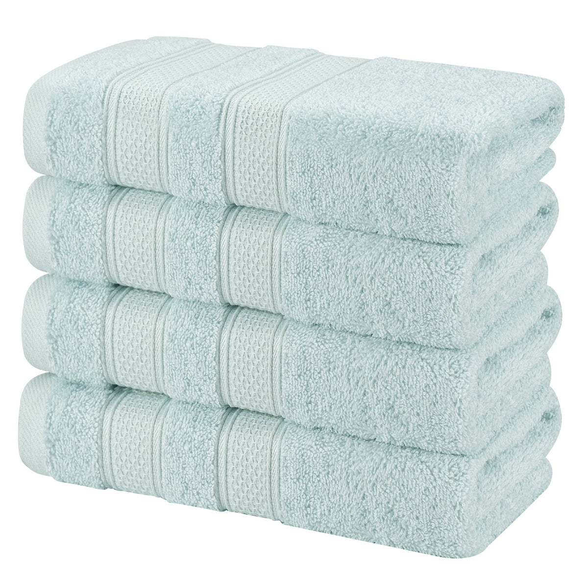 Salem 4 Piece 100% Cotton Luxury Turkish Hand Towel Sets