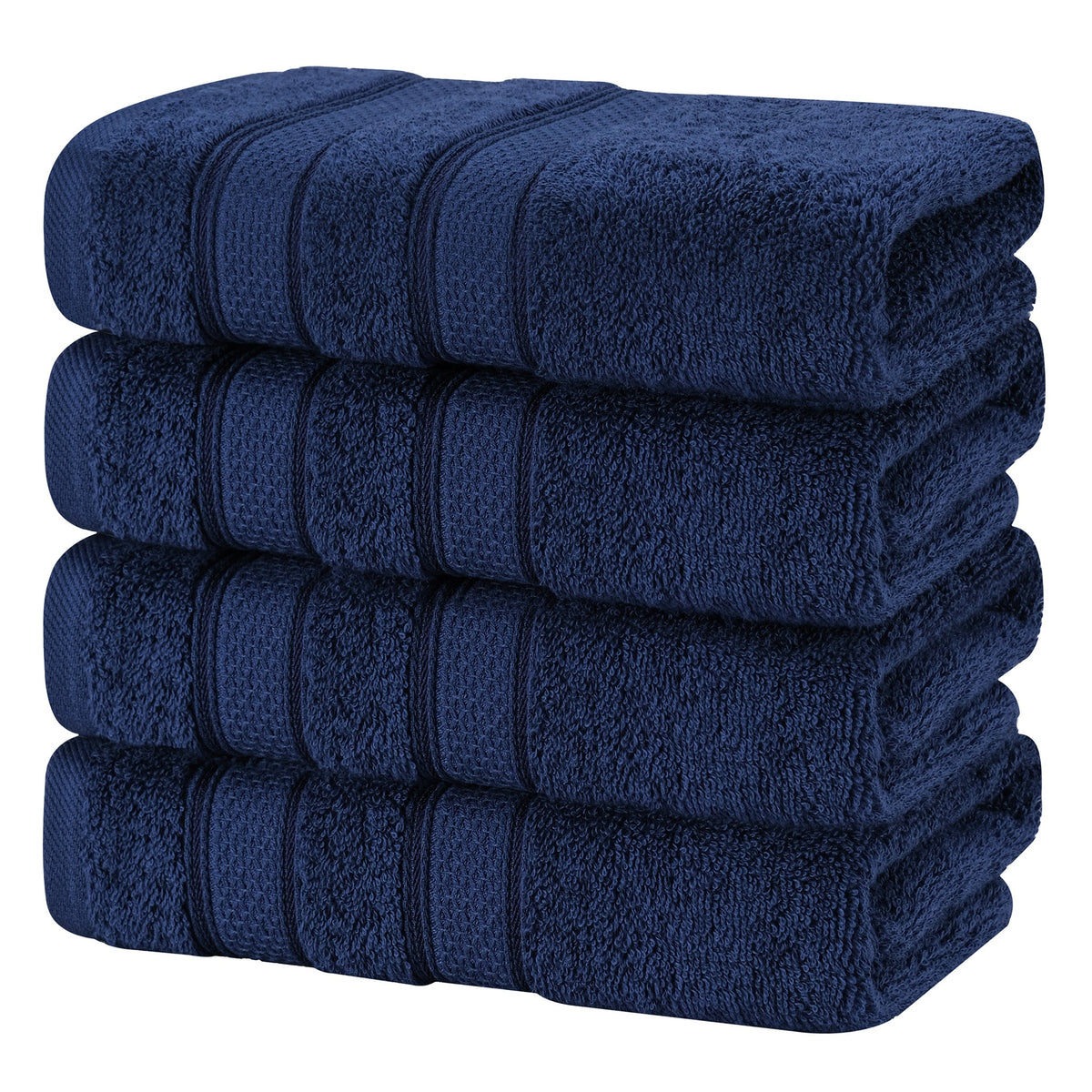 Salem 4 Piece 100% Cotton Luxury Turkish Hand Towel Sets