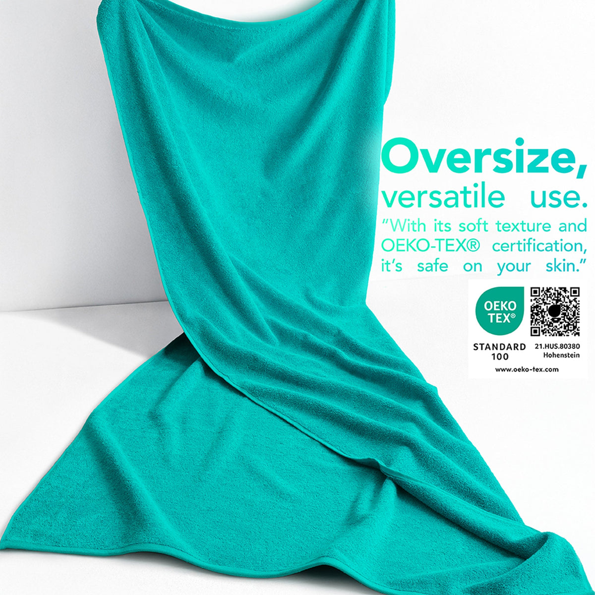 40x80 Oversized Bath Sheets – 12 Pack | Premium 600 GSM Cotton