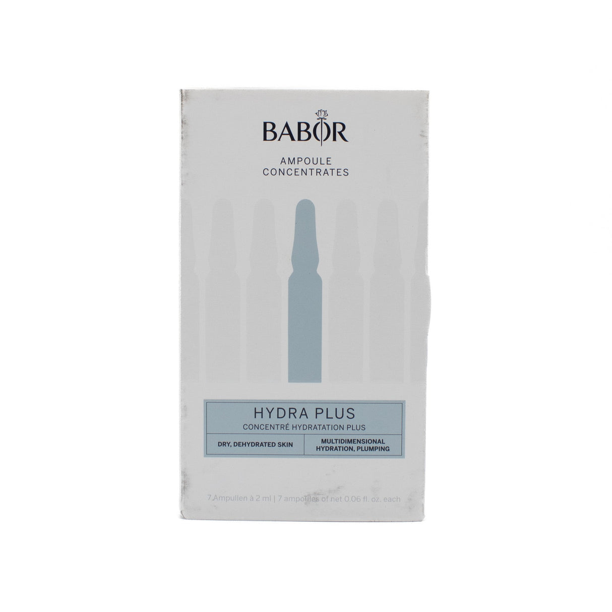 BABOR Ampoule Concentrates Hydra Plus Dry Dehydrated Skin 0.06oz - Imperfect Box