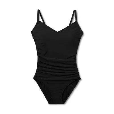 Aqua Green Women's Ring Back One Piece Swimsuit UPF 50+ Swimwear