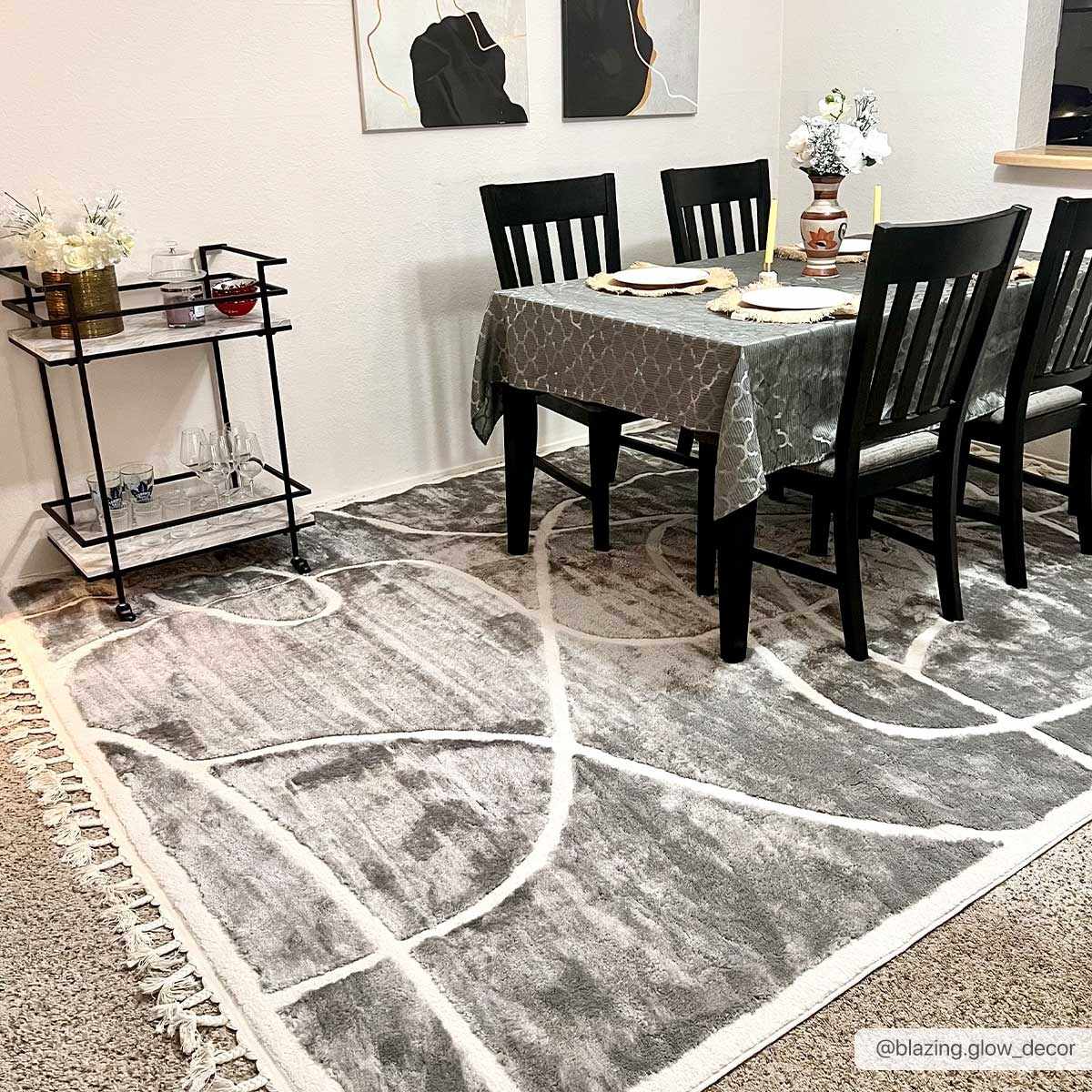 Azana Modern Gray Area Rug - Clearance