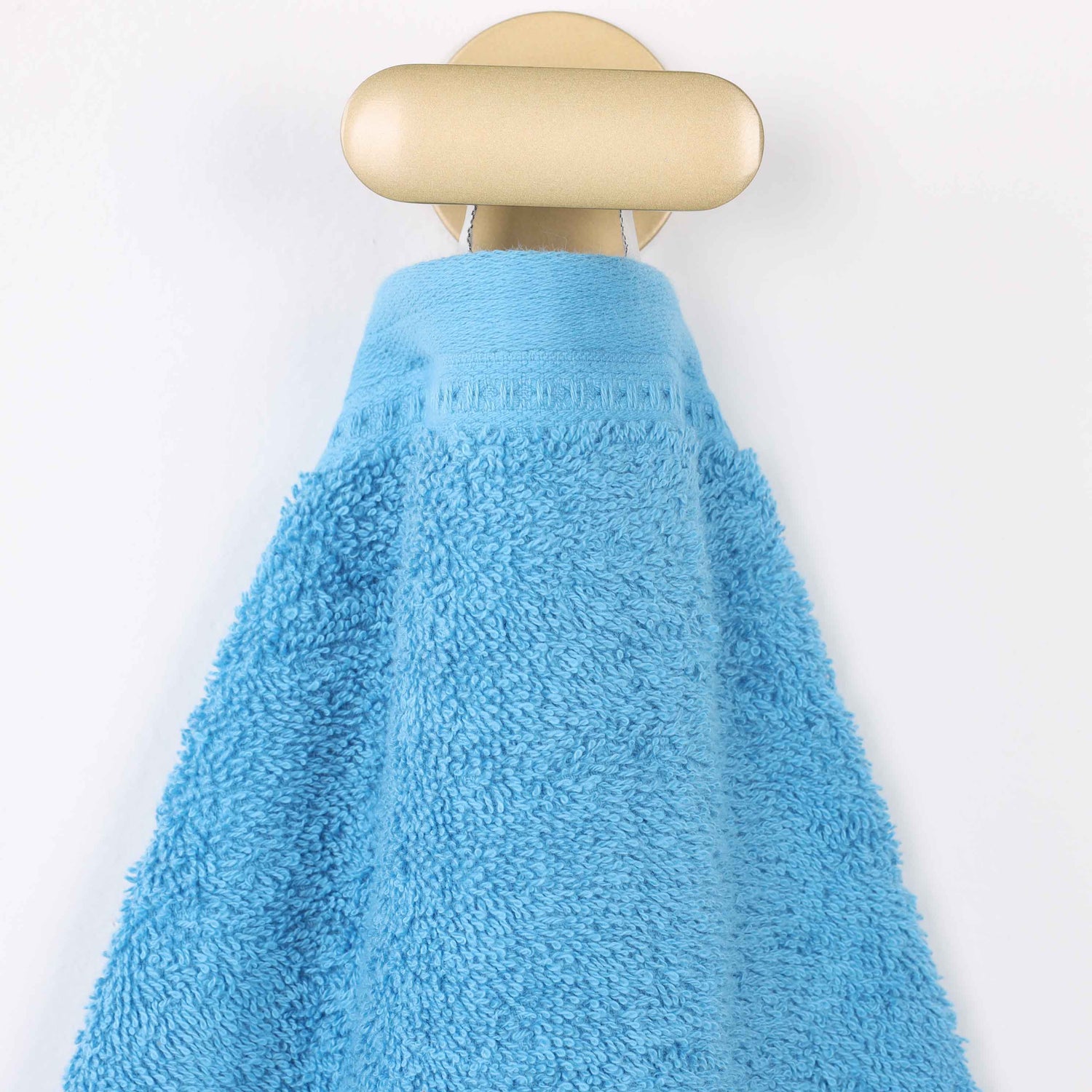 Honeycomb Textured Waffle Border Cotton Bath Towels, Set of 4 - Bath Towel by Superior Brand