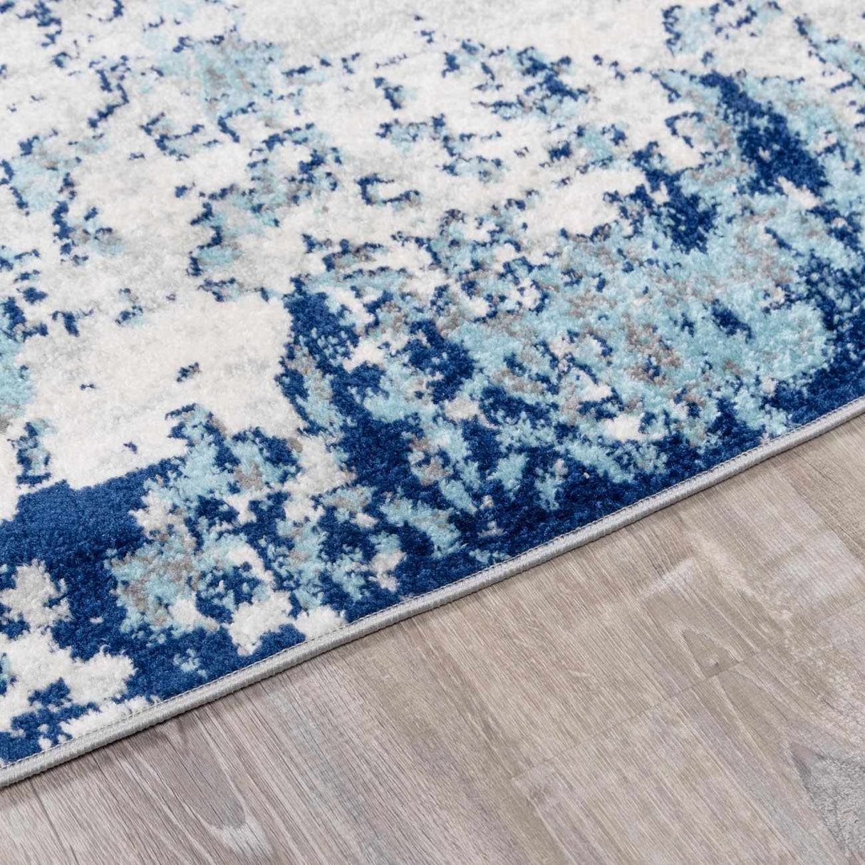 Beverly Abstract Blue Area Rug