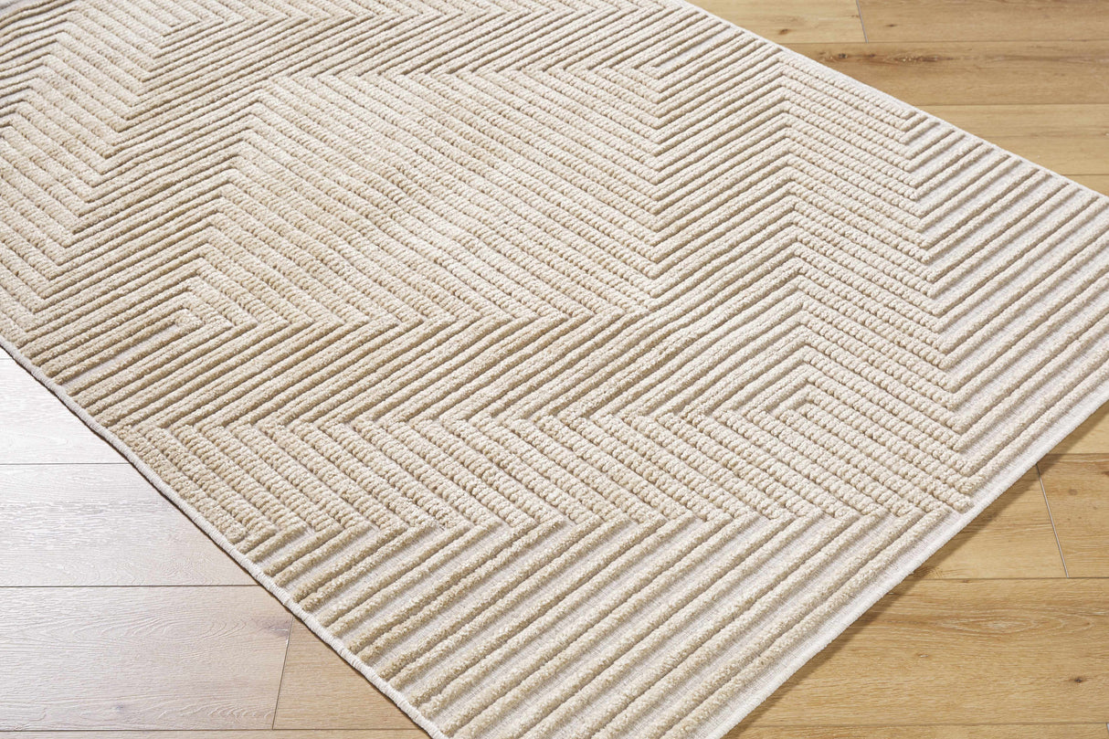 Briana Brown Washable Area Rug