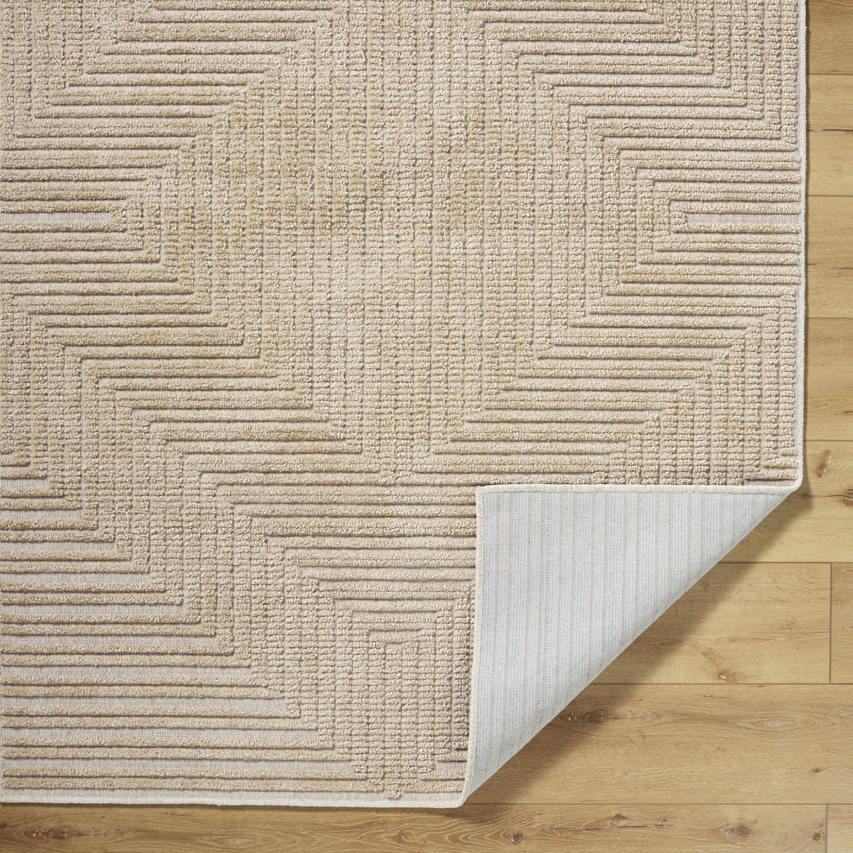 Briana Brown Washable Area Rug