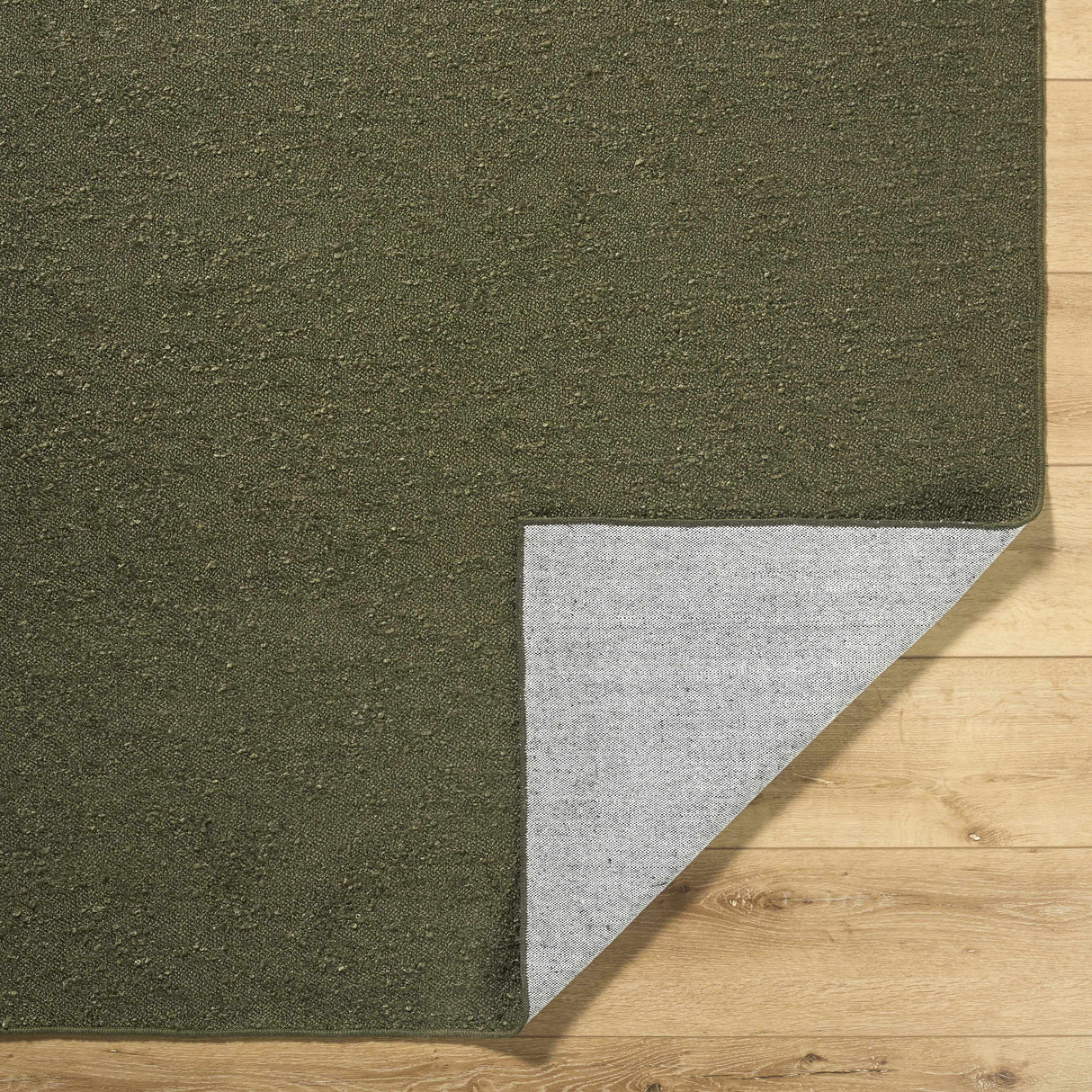 Breena Olive Washable Area Rug