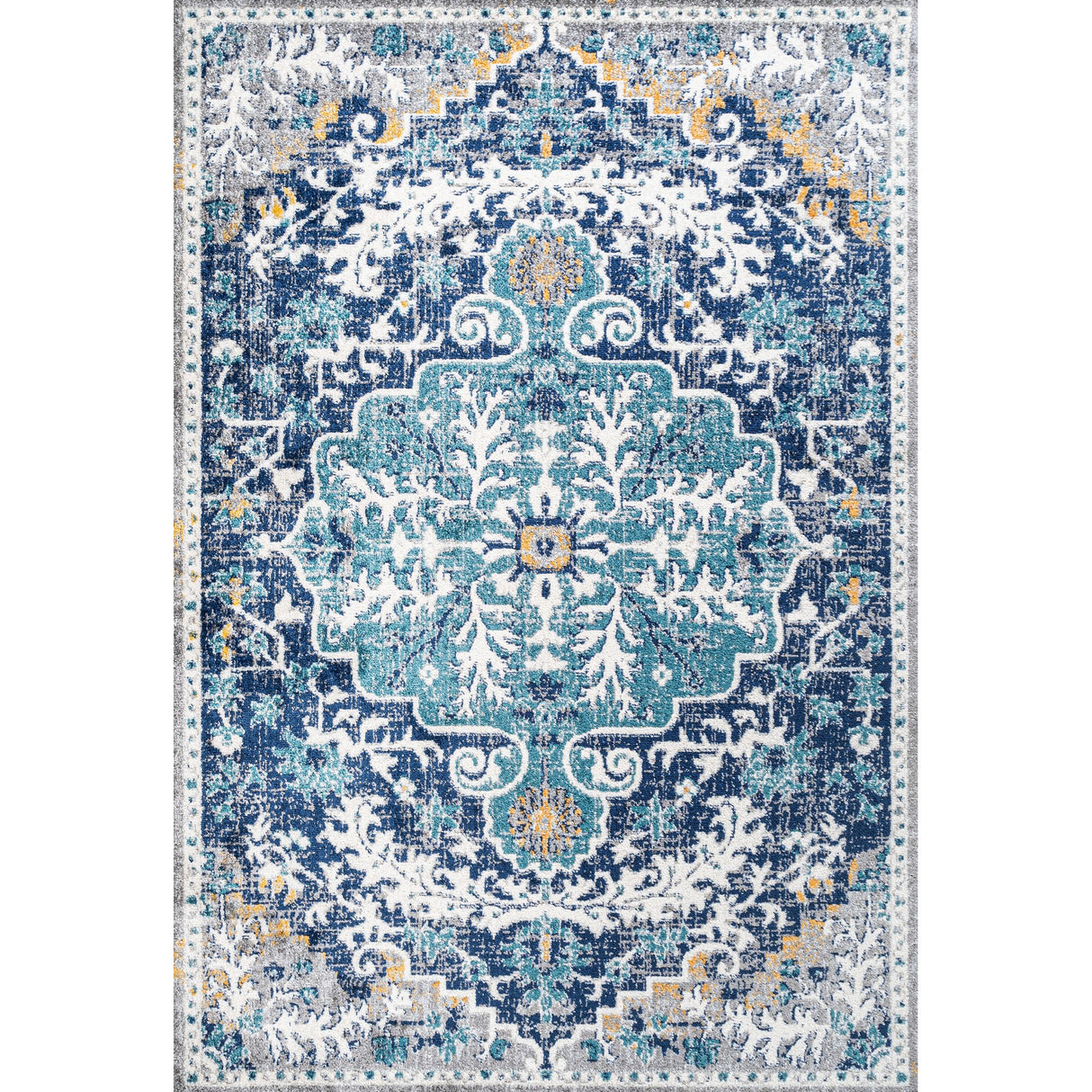 Anaise Ornate Boho Medallion Area Rug