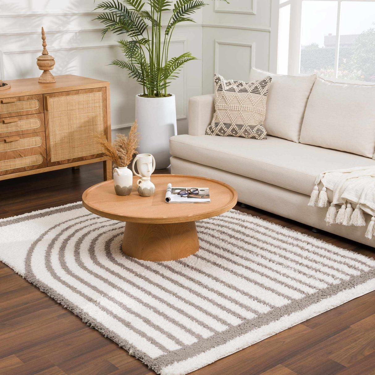 Jola Taupe Area Rug