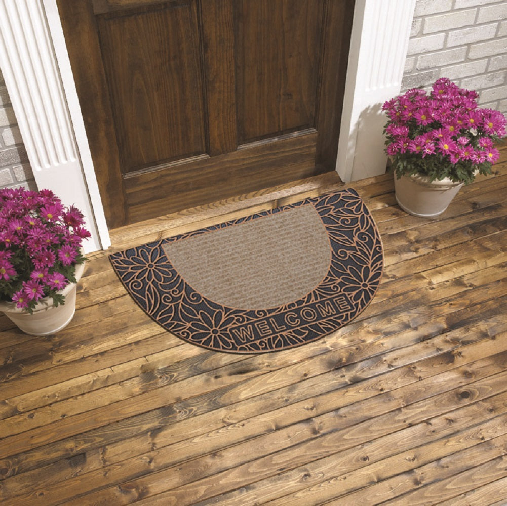 16''x28'' Half Moon Door Mat - 2 Colors!