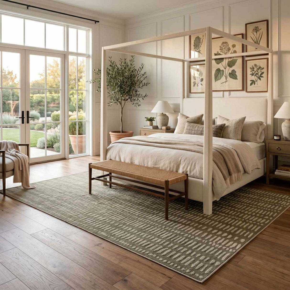 Dragos Modern Washable Area Rug