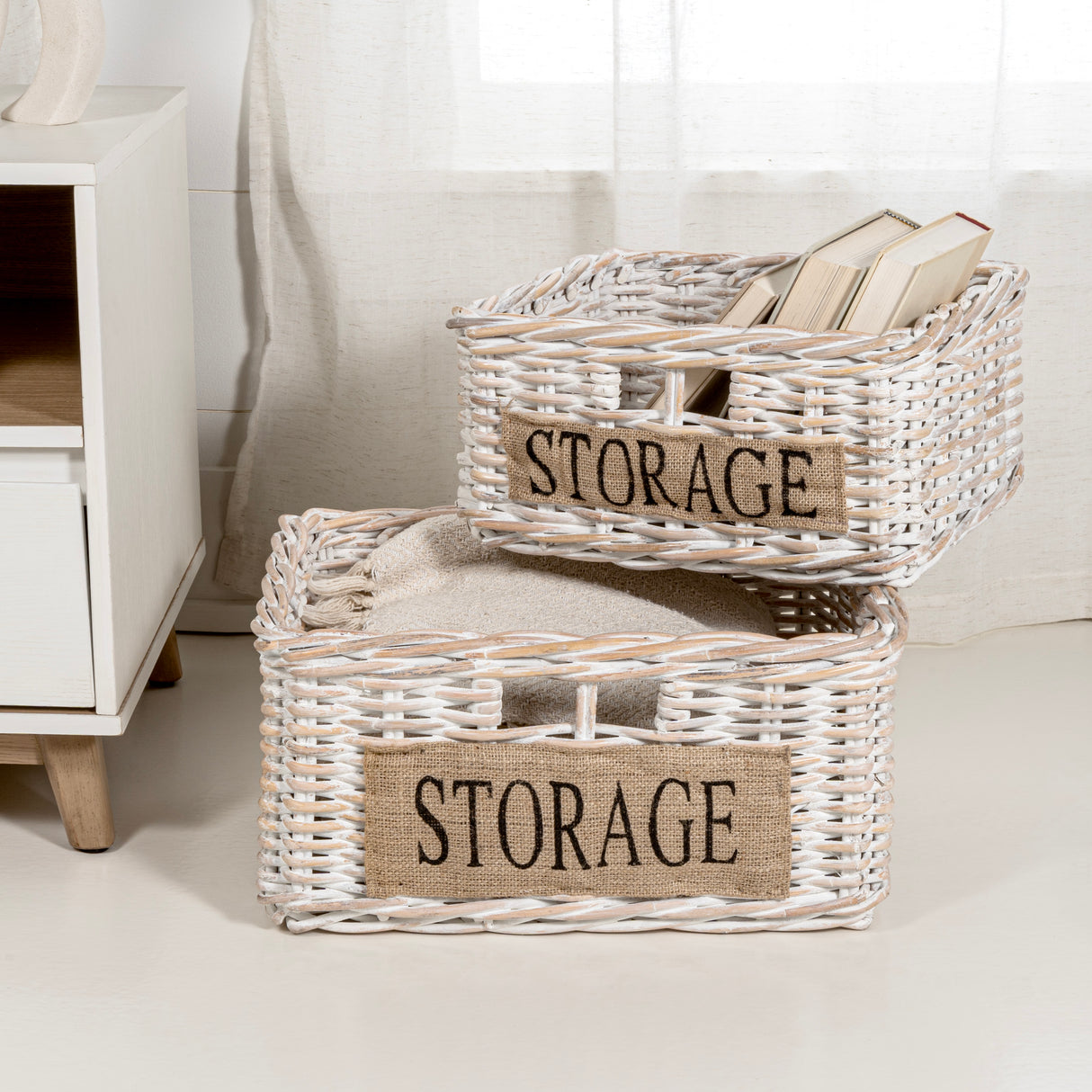 Reed-Southwestern-Hand-Woven-Rattan-Nesting-Baskets-with-Handles-Boxes-&-Storage