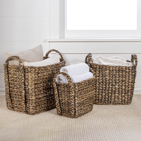 Clara-Farmhouse-Classic-Handwoven-Hyacinth-Rectangle-Storage-Floor-Baskets-with-Handles-(Set-of-3)-Decorative-Baskets-&-Storage