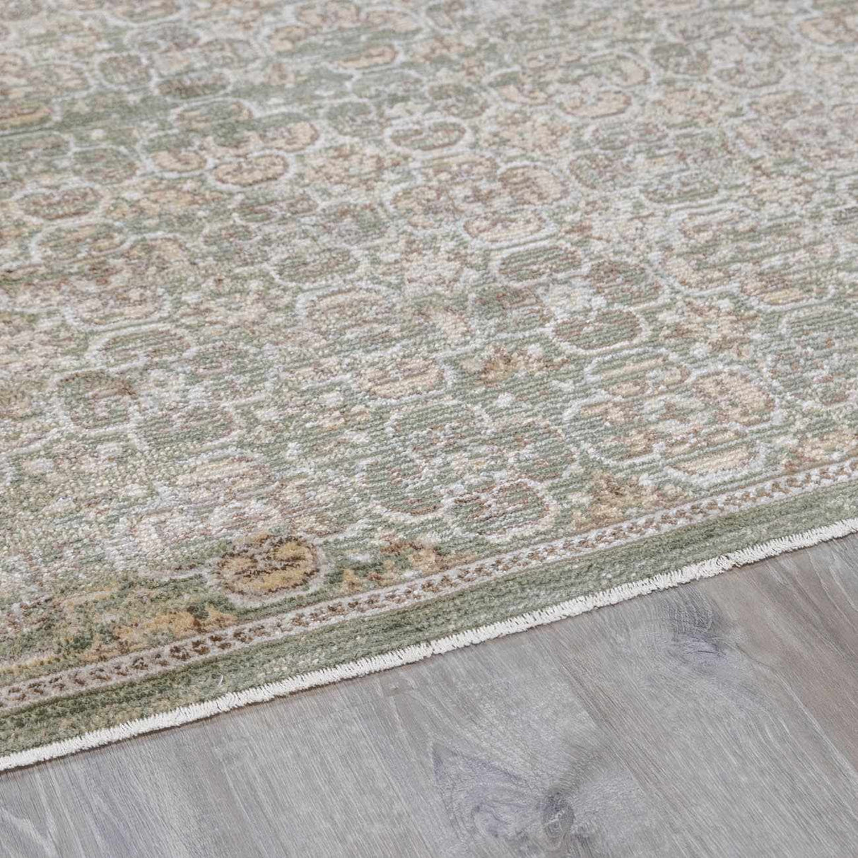 Galey Alix x Livabliss Vintage Oriental Boho Olive Myrtle Avenue II Area Rug