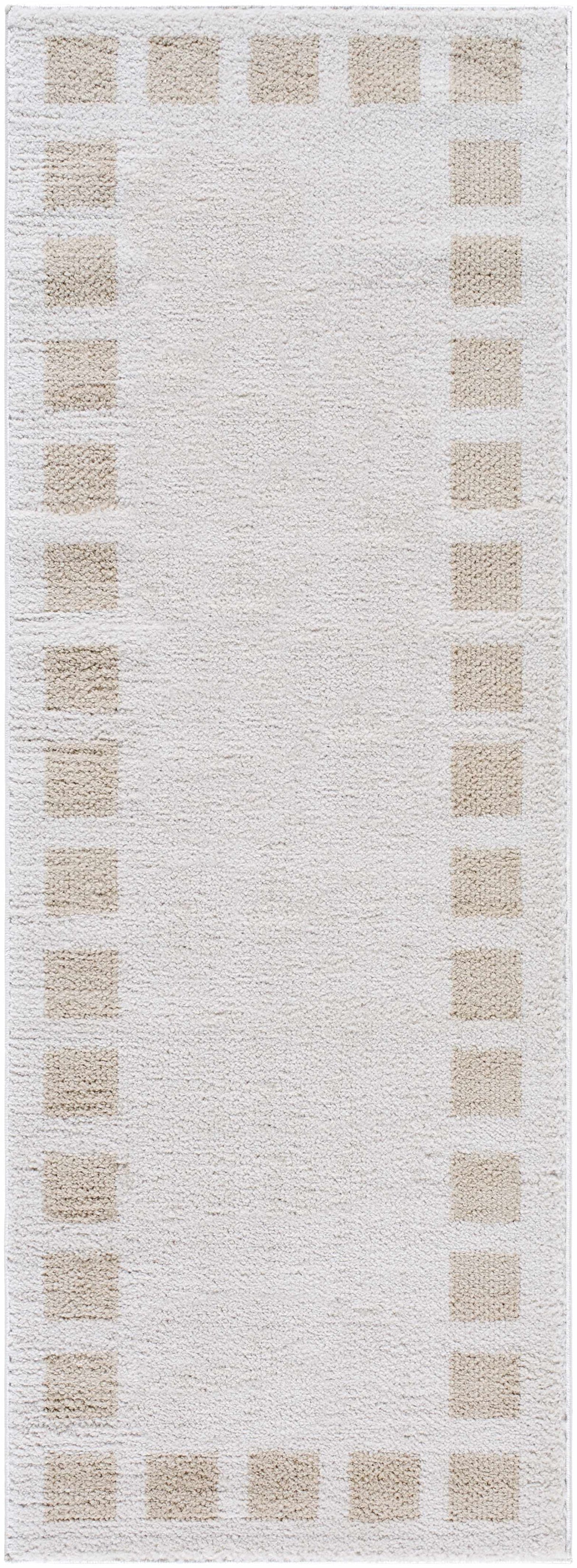 Beynon Beige Washable Area Rug