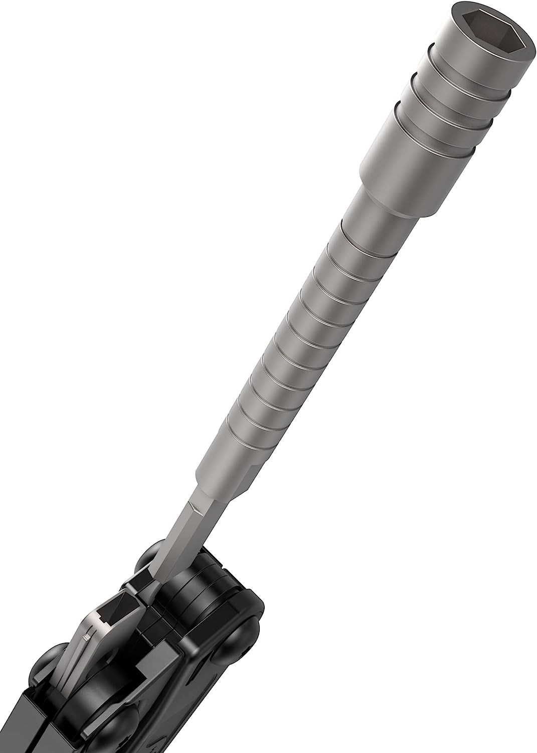 Multi-tool Bit Driver Extender - Compatible with Leatherman Skeletool/Surge/MUT/Wave Plus and Signal Bits set, Multitool Kit add-on accessory (420 Stainless Steel)