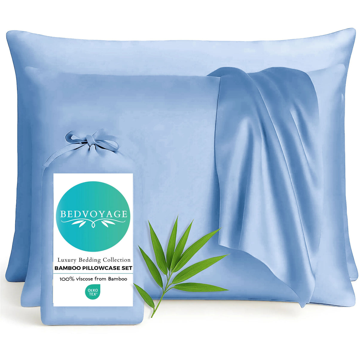 Bamboo Pillowcases - 100% Viscose from Bamboo – Ocean by BedVoyage