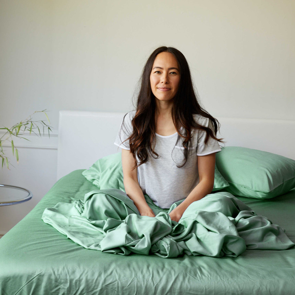 Bamboo Sheet Set - 100% Viscose from Bamboo - Seaglass by BedVoyage